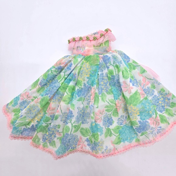 Dorothy Starling Other - Vintage Dorothy Starling Doll Dress Vintage Hydrangea Floral Print Puffy Skirt